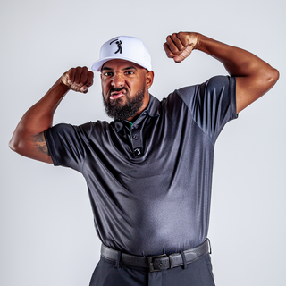 'Stealth Mode' Golf Polo Shirt: Large